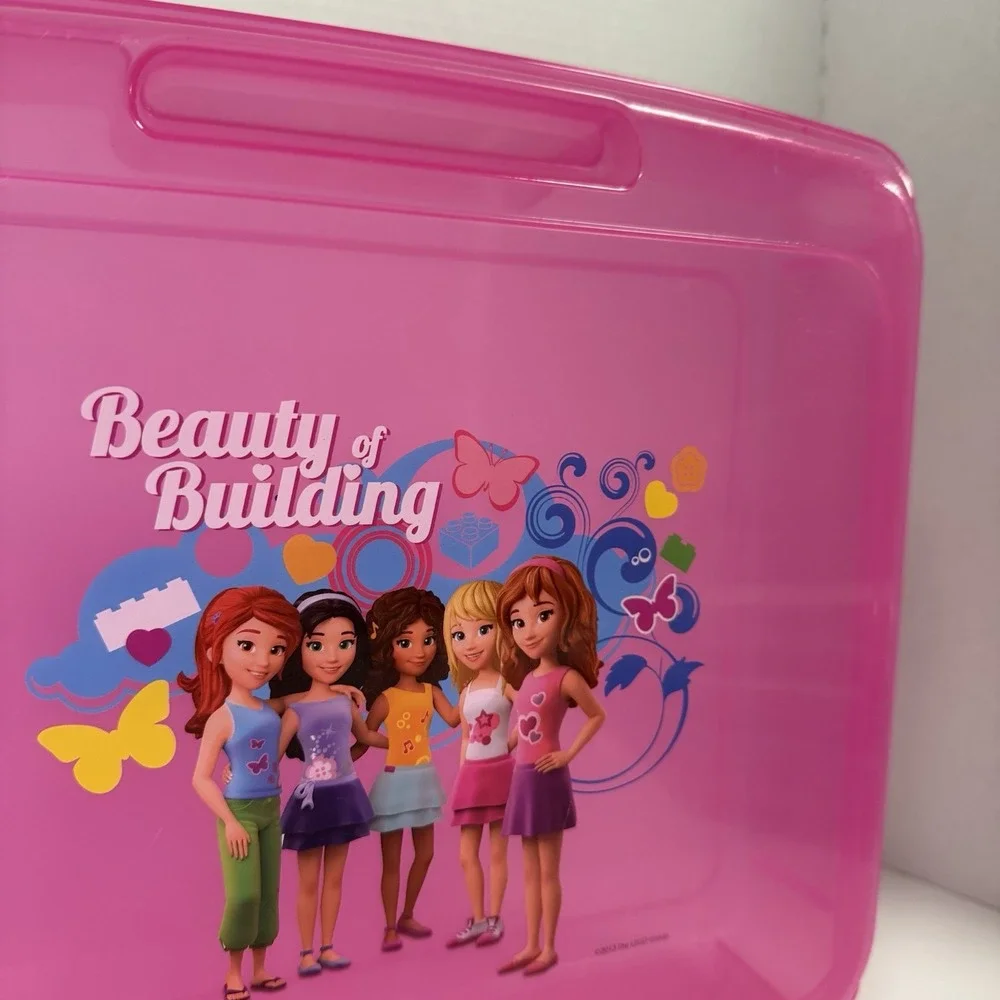 LEGO Storage Case‎ LEGO FRIENDS Beauty of Building Large Pink Clean Lightly Used